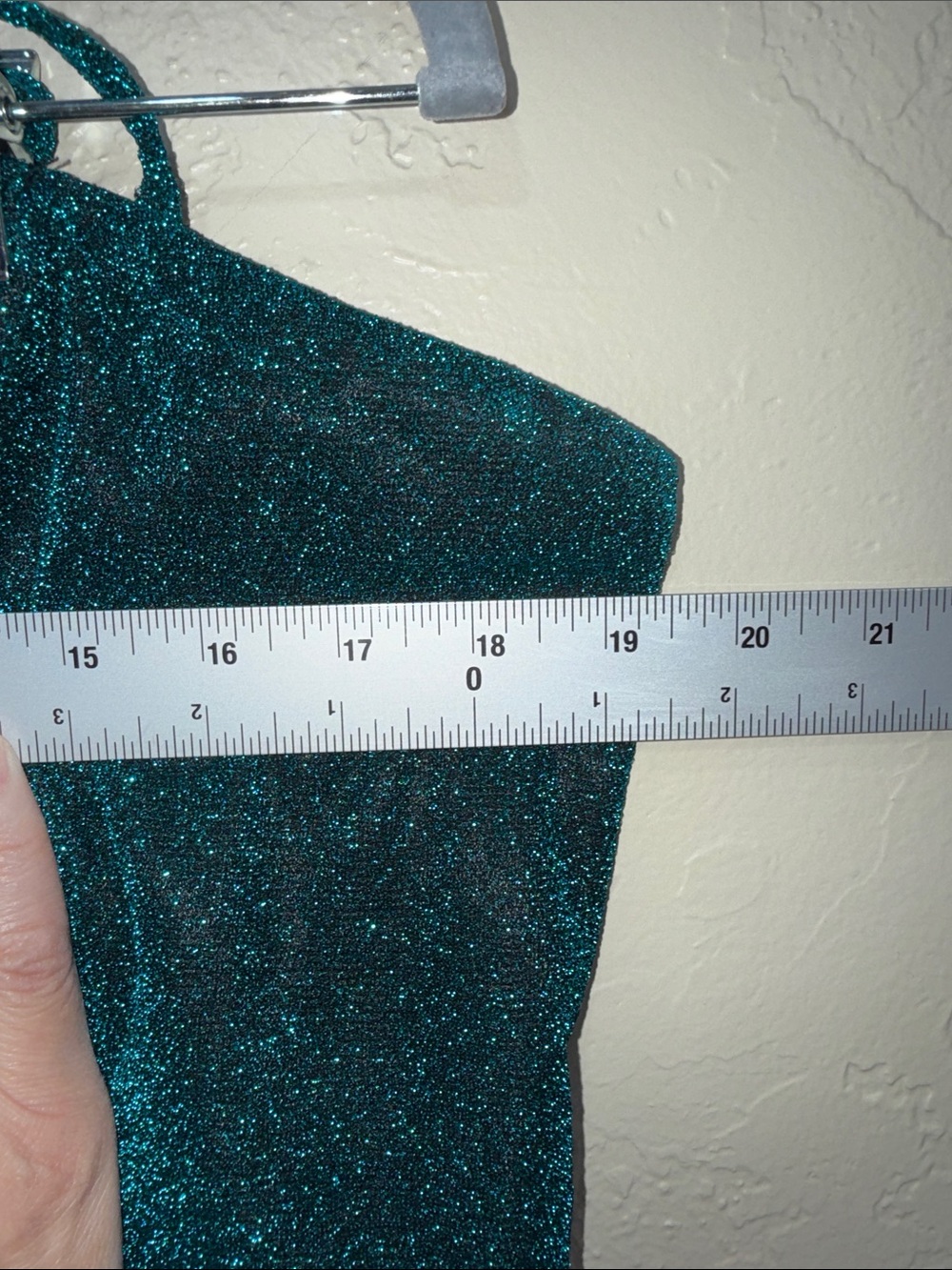Lulus Party Era Emerald Sparkly Lace-Up Pleated Skater Dress Size XL Cocktail - Picture 13 of 15